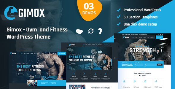 Gimox – Gym and Fitness WordPress Theme