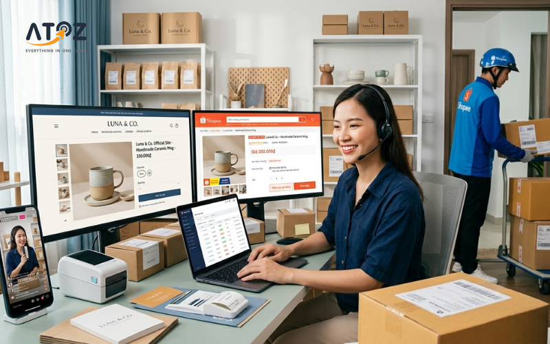 So sánh ưu - nhược điểm giữa bán hàng trên website và sàn thương mại điện tử