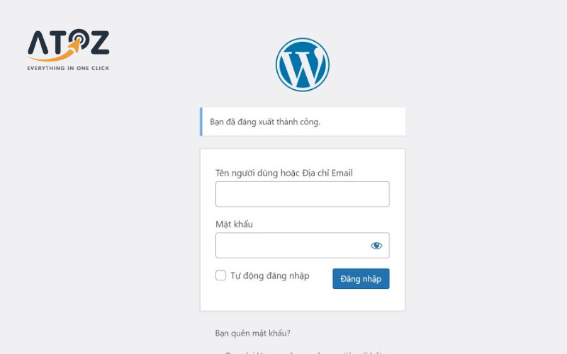 Cách lấy lại mật khẩu Wordpress Admin đơn giản nhất
