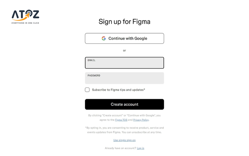 Đăng ký và thiết lập tài khoản Figma