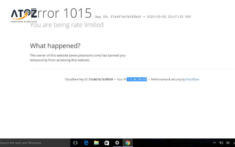 Lỗi 1015 Cloudflare là gì? Nguyên nhân và cách khắc phục hiệu quả