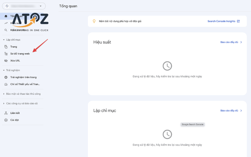 Khai báo Sitemap với Google Search Console
