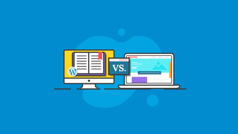 Website dùng trang, blog dùng danh mục và thẻ để quản lý nội dung