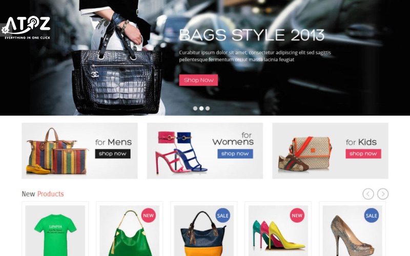 Website bán hàng trưng bày sản phẩm và cung cấp thông tin dịch vụ trực tuyến