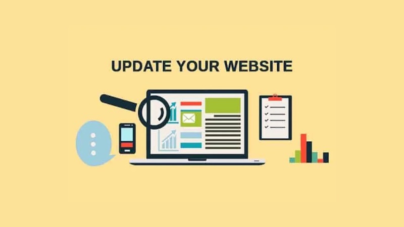 Cập nhật giao diện và nội dung giúp website luôn hấp dẫn và chuyên nghiệp