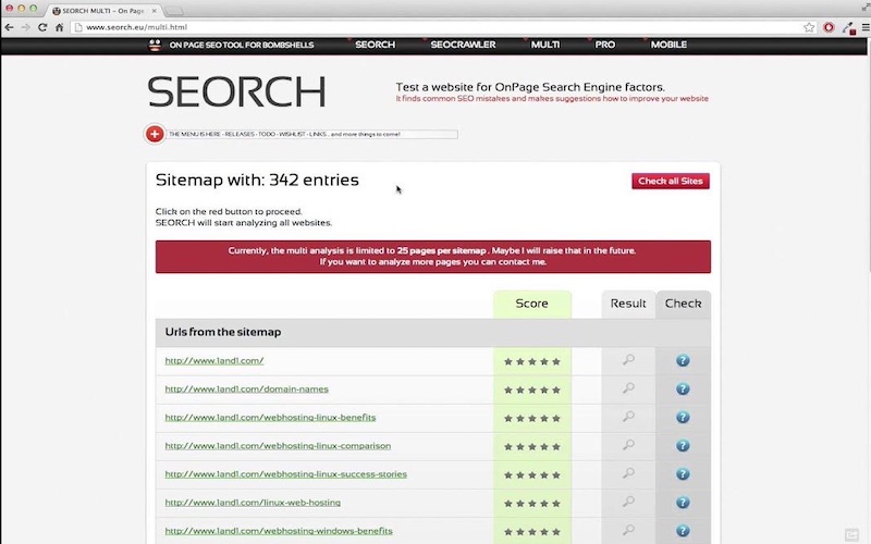 Seorch.eu – Công cụ hỗ trợ SEO dành cho người mới