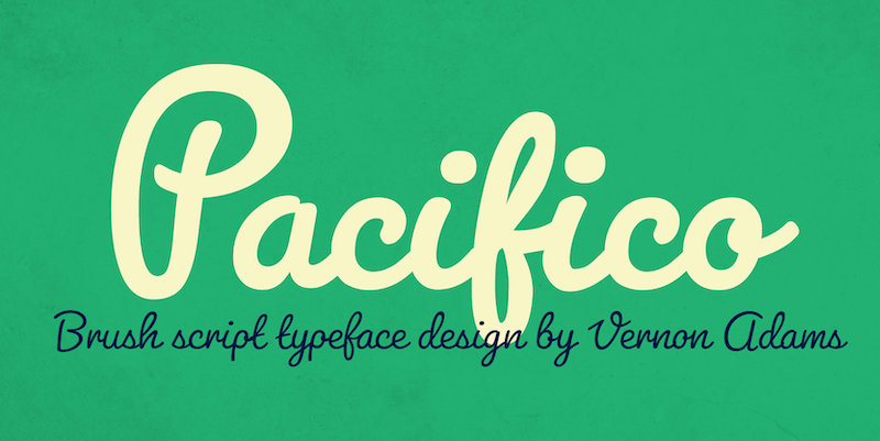 Pacifico font