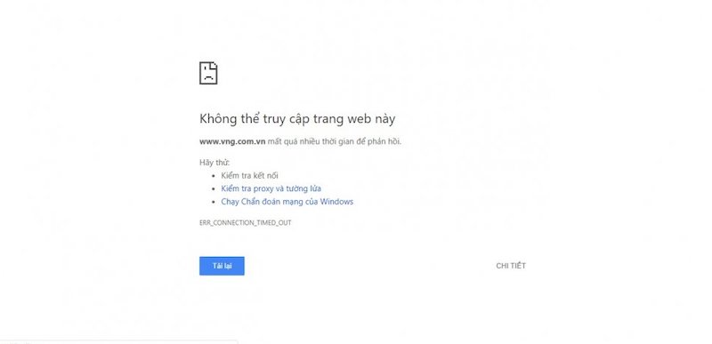 Tên miền hết hạn khiến website và dịch vụ bị gián đoạn