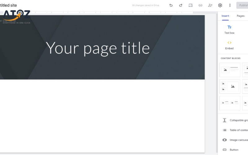 Cách dùng Google Sites tạo và thiết kế trang web