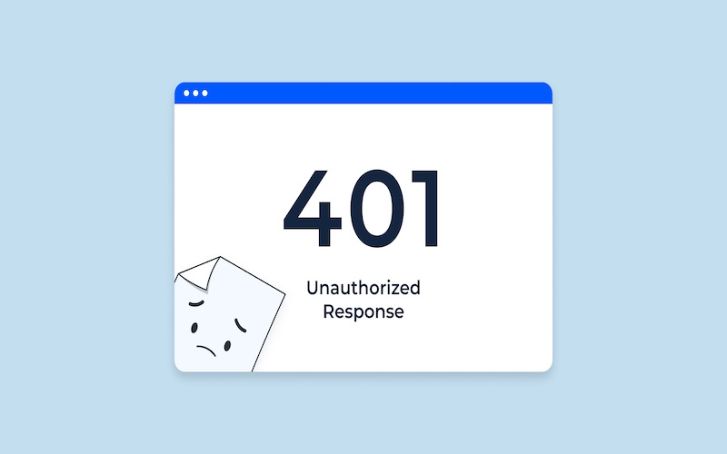 Lỗi 401 unauthorized error xảy ra khi bạn chưa xác thực hợp lệ, máy chủ yêu cầu đăng nhập