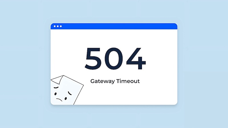 Lỗi 504 Gateway Time-out