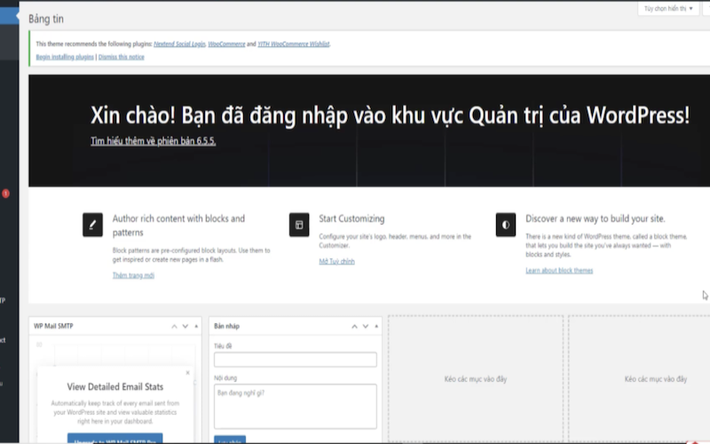 Lỗi 5: Hệ thống yêu cầu thông tin FTP khi cài Plugin/Theme