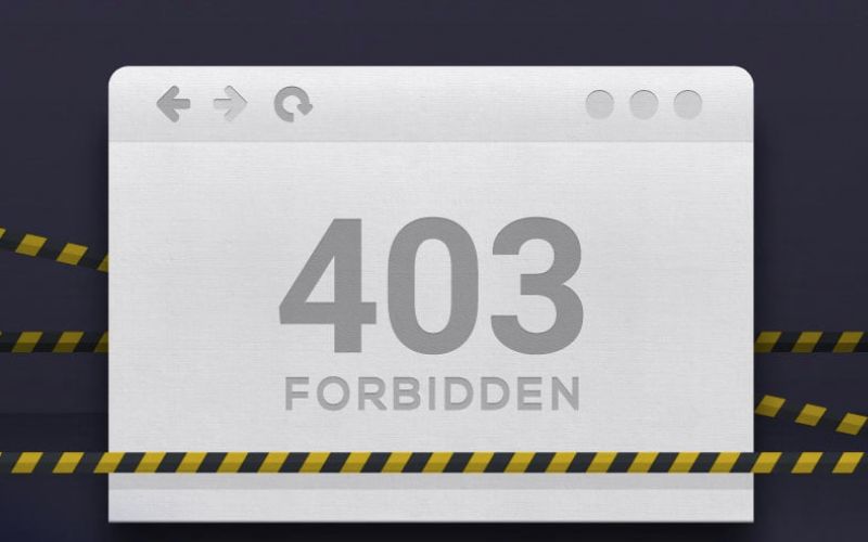 Lỗi 403 Forbidden - Các lỗi thường gặp trong WordPress
