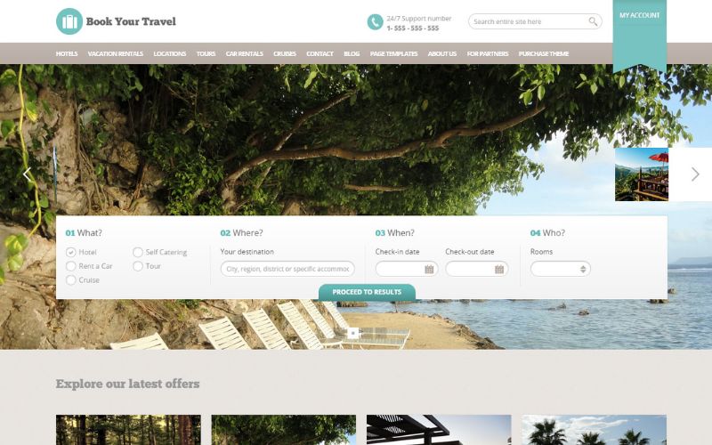 Book Your Travel WordPress theme