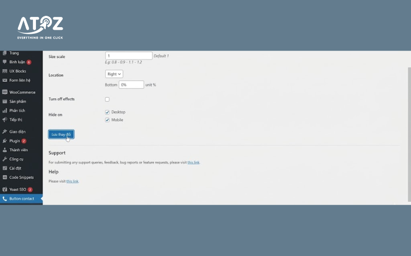 Tùy chỉnh giao diện mobile