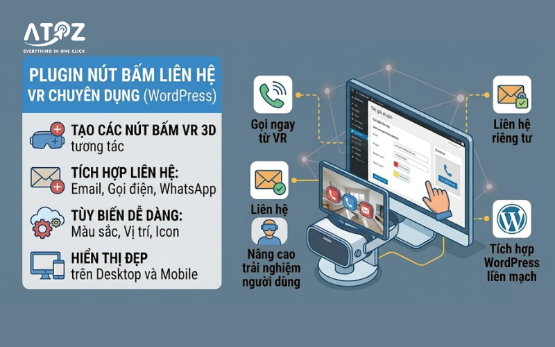 Hướng dẫn cài plugin Button Contact VR trên WordPress nhanh chóng