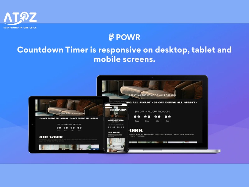 Powr Countdown Timer plugin tùy chỉnh đếm ngược và kiểm soát thời gian thực