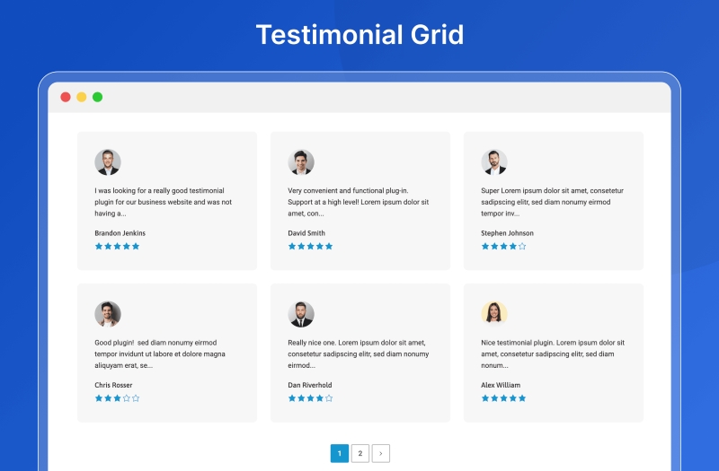 Plugin testimonial giúp khách để lại đánh giá, tăng độ tin cậy và social proof