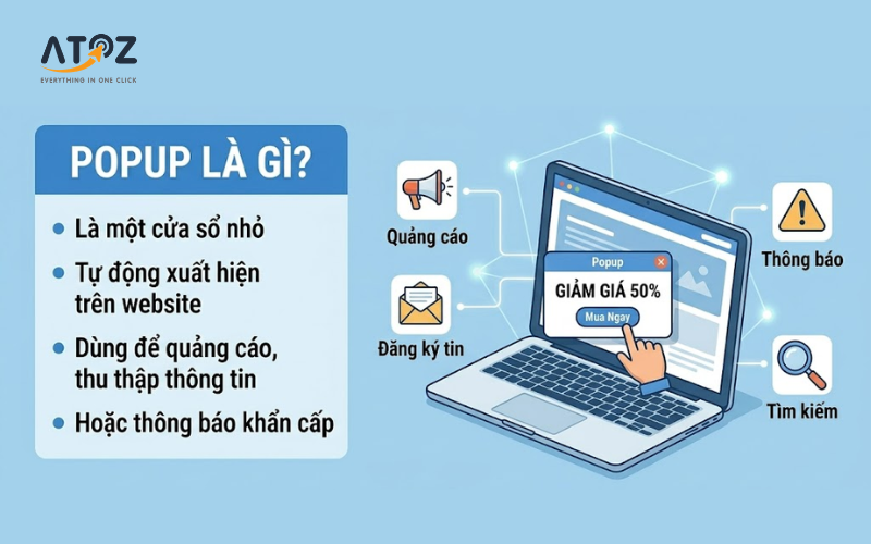Popup là gì? Cách tạo Popup cho website hiệu quả nhất