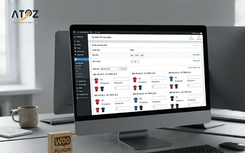Hướng dẫn tạo biến thể sản phẩm với Plugin WooCommerce
