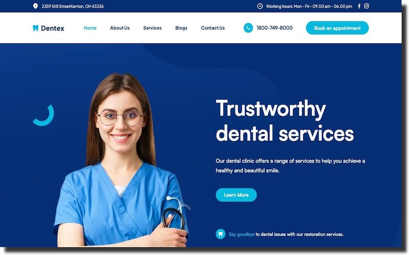 Thiết kế website giúp nha khoa tăng uy tín và tiếp cận khách hàng dễ dàng