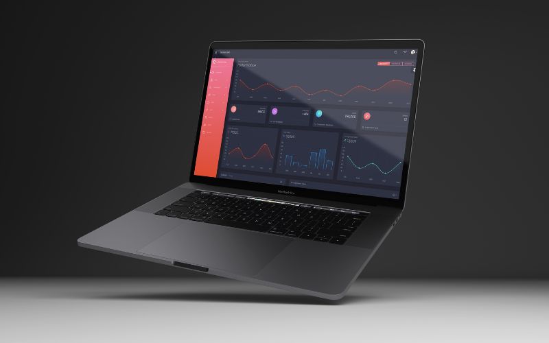 Thiết kế website có giao diện tối màu