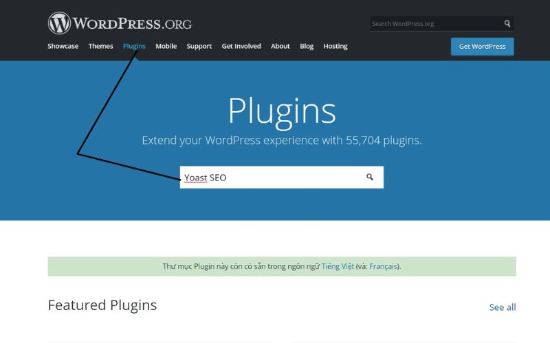 Sử dụng plugin phiên bản cũ