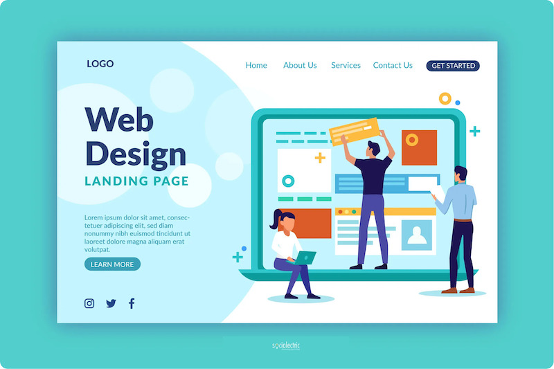 Trang chủ (home page) là trang đầu tiên khách hàng truy cập khi vào tên miền của website